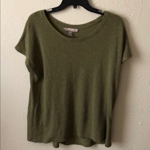 Olive green sweater shirt from forever 21